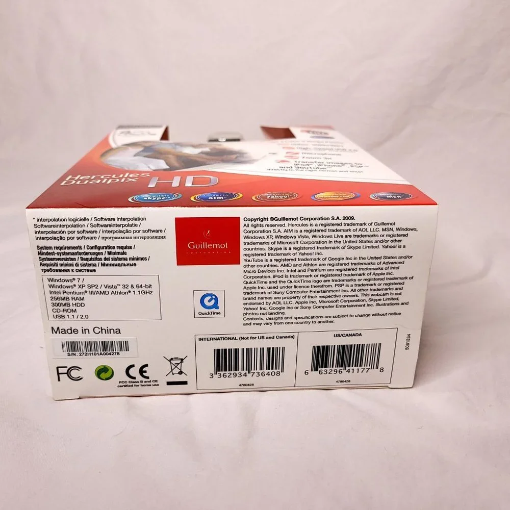 Hercules Dualpix HD Webcam